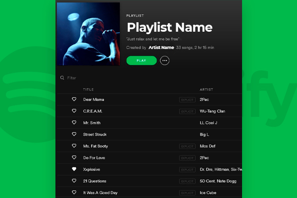 Create Own Playlists