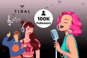 how to get more tidal followers