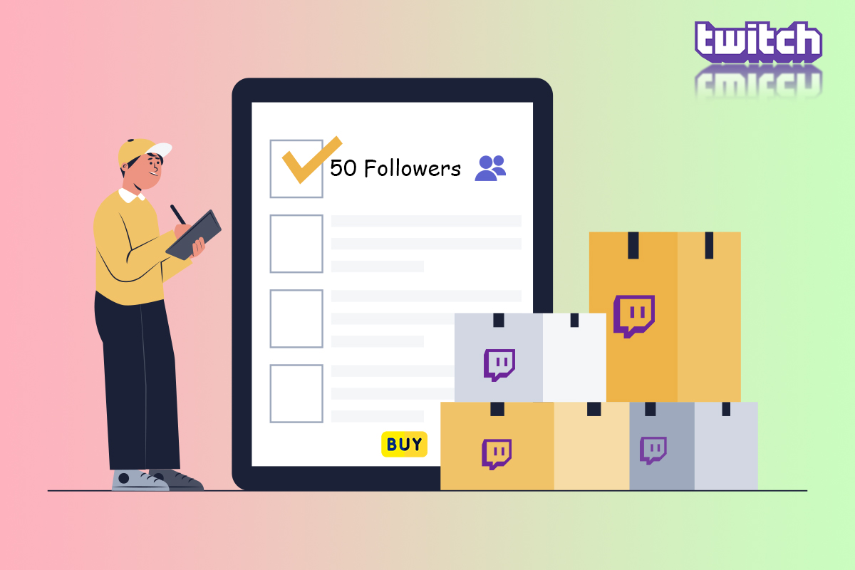 Buy First 50 Twitch followers