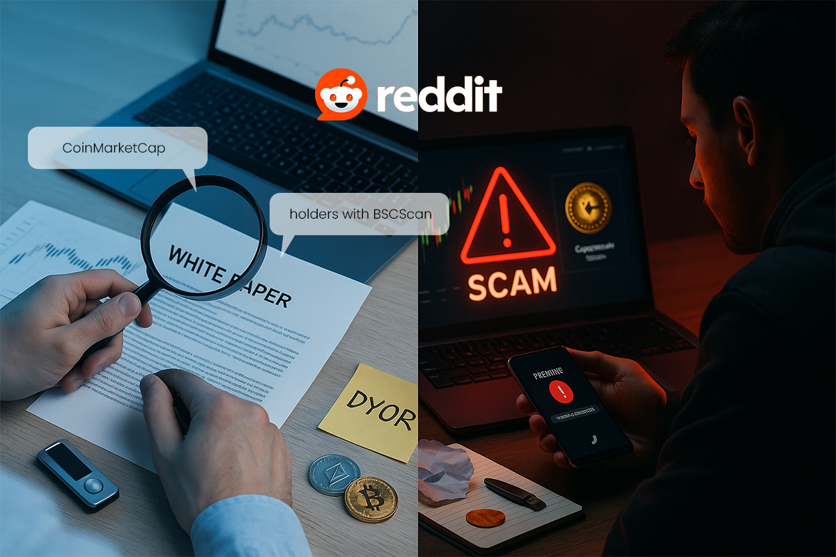 how to identify legitimate vs. scam projects