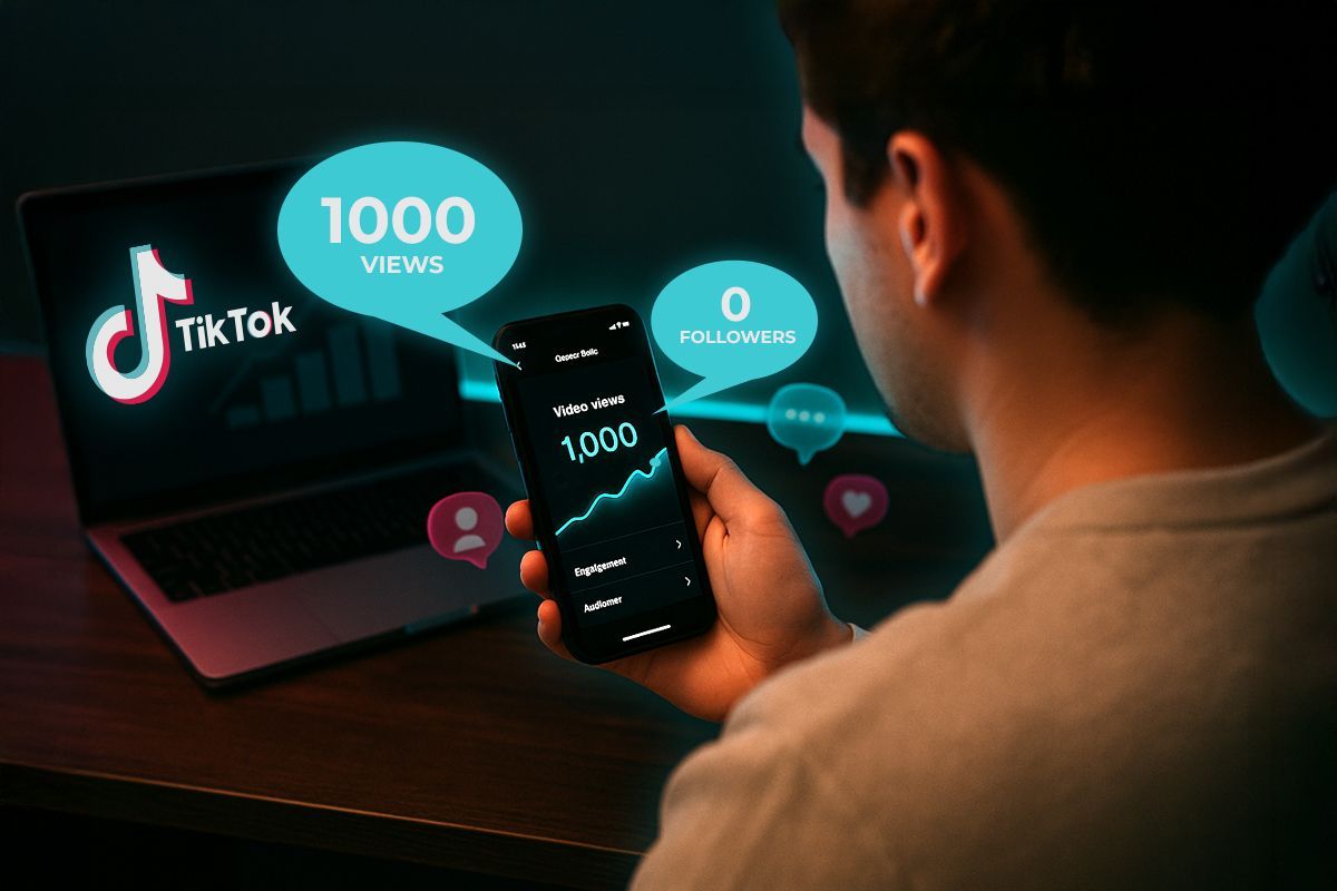 how to get 1000 views on tiktok without followers