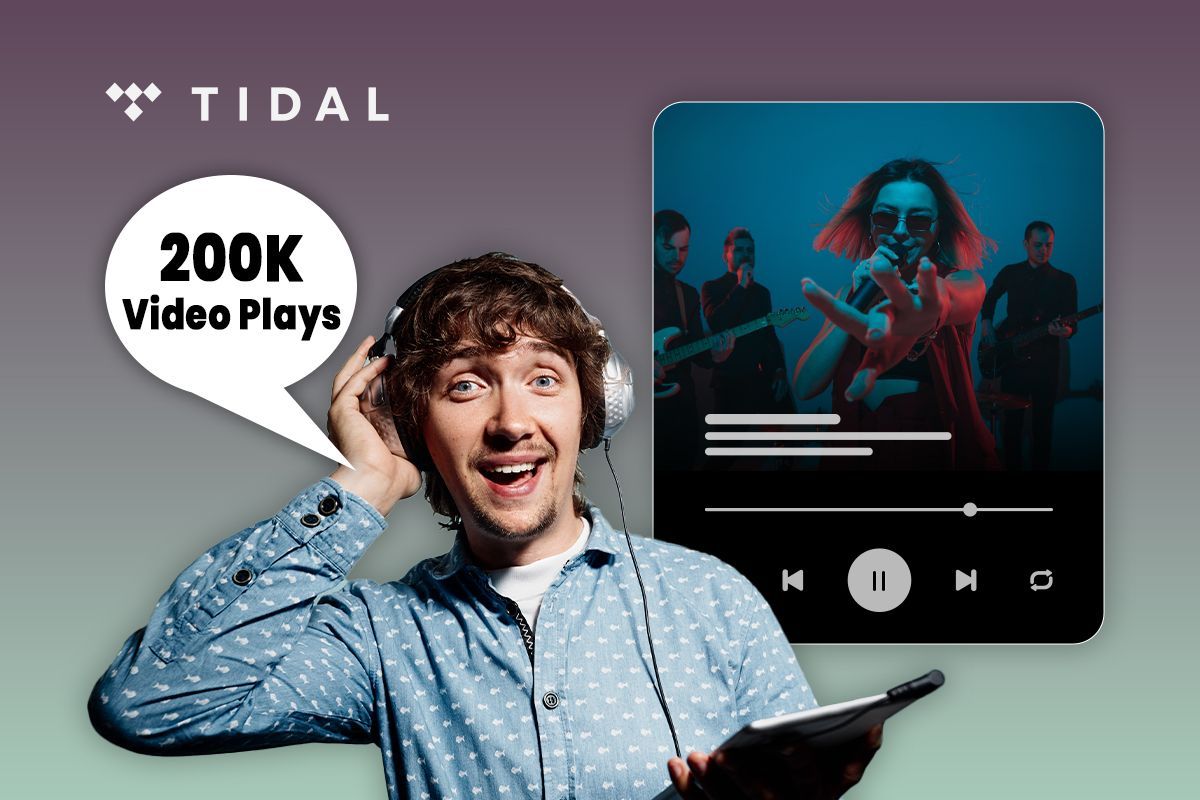 how to get more tidal video plays