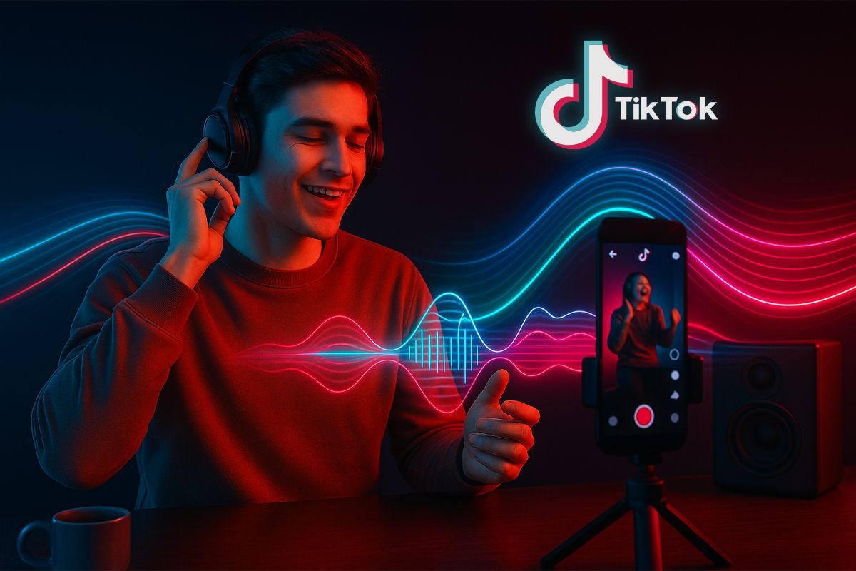 use viral sounds and music