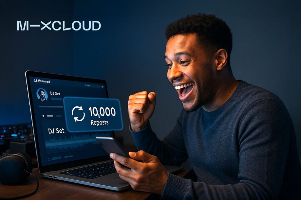 how to get more reposts on mixcloud