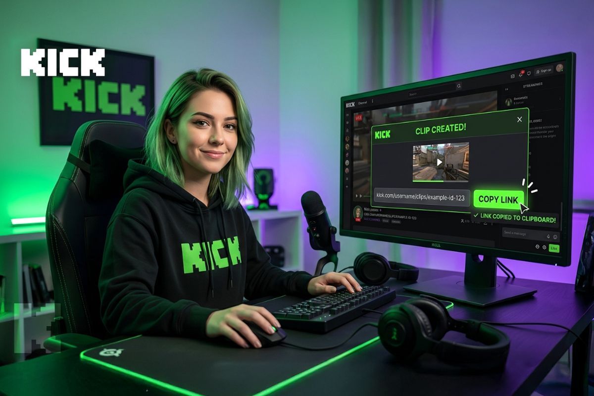 How to Get Your Kick Clip URL