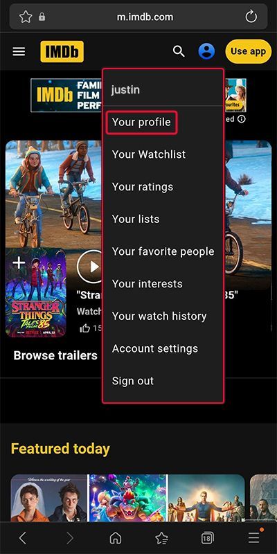 How to Get Your IMDb URL