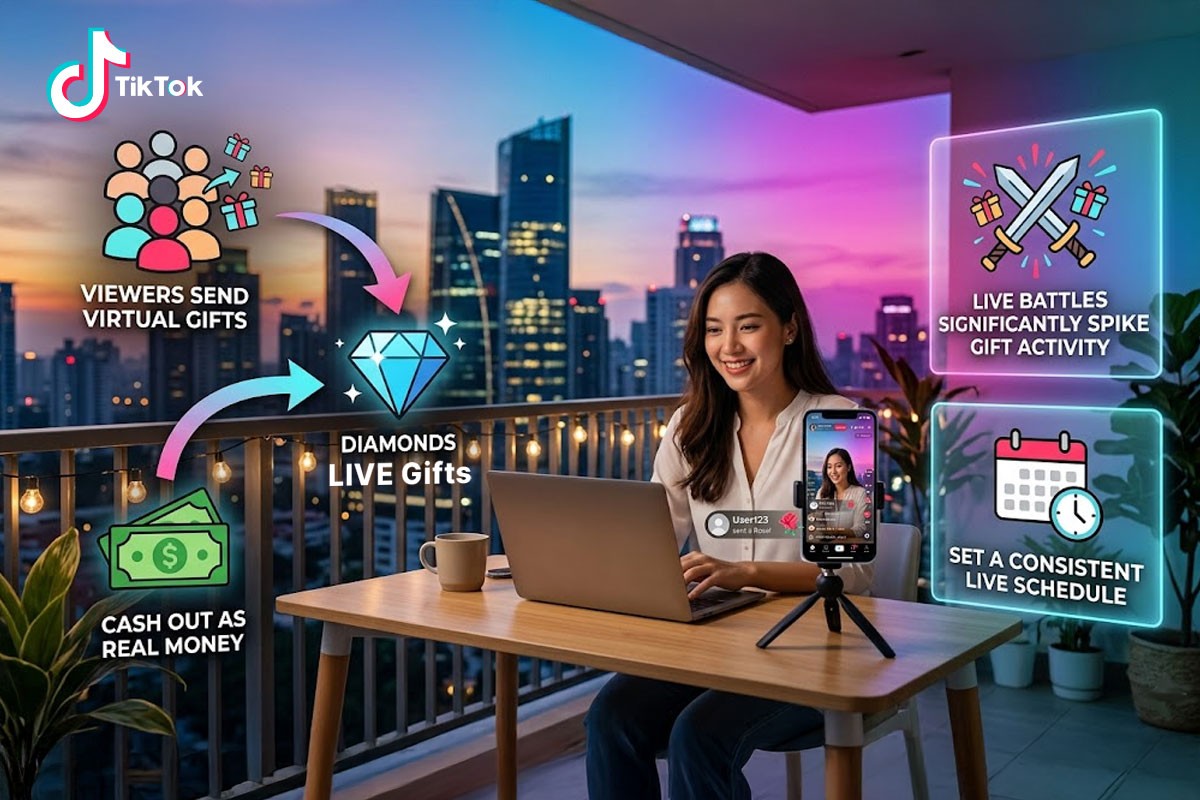 earn through tiktok live gifts