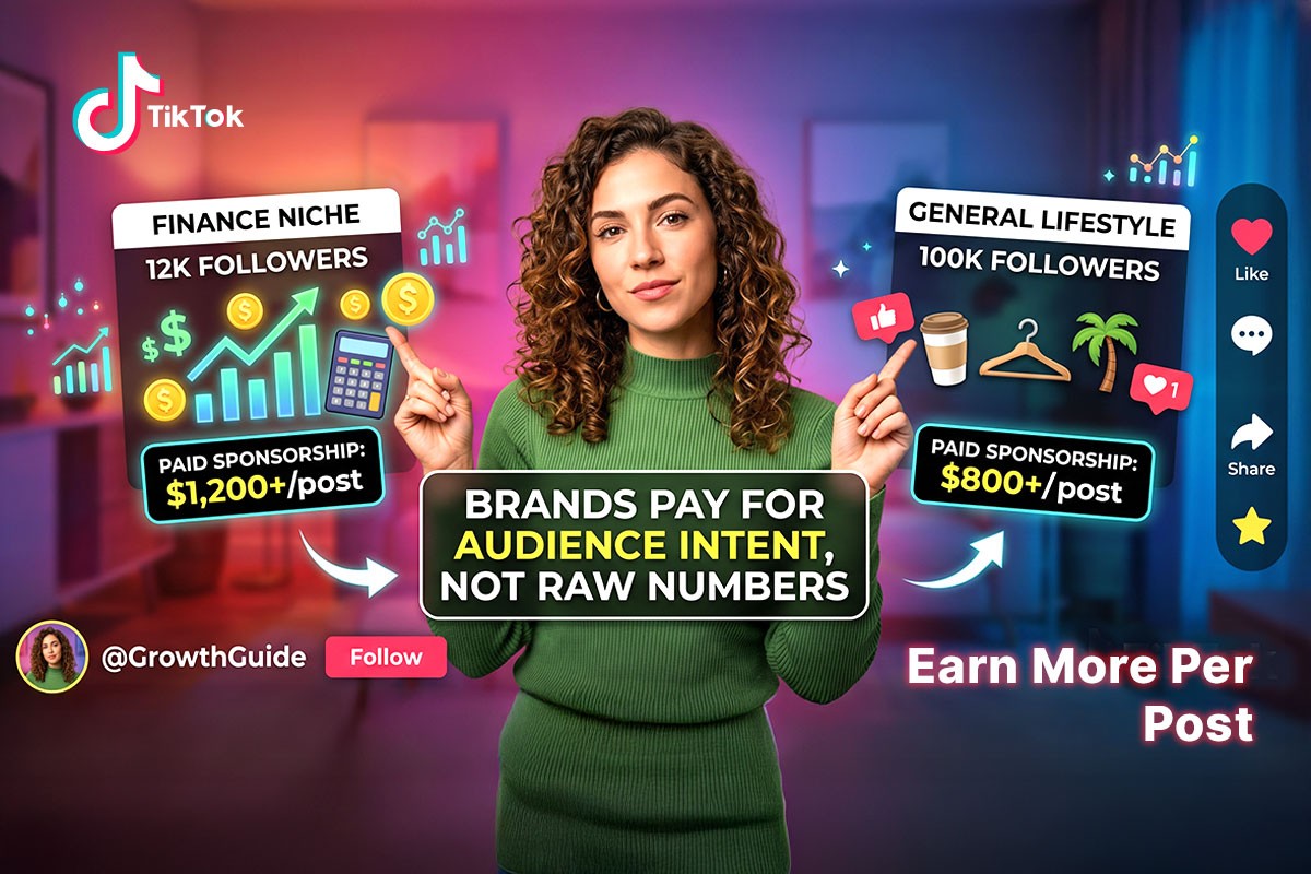 niche down to earn more per post