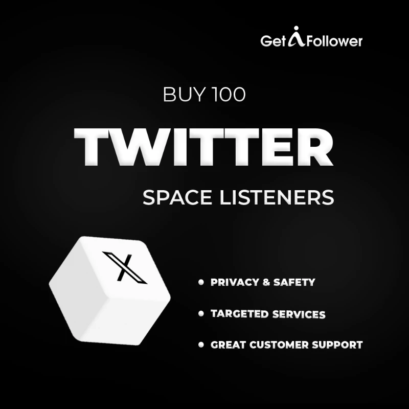 buy 100 twitter space listeners