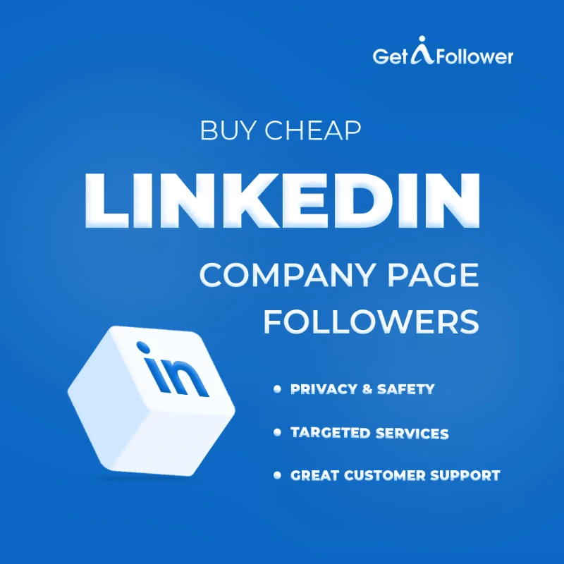 buy cheap linkedin company page followers