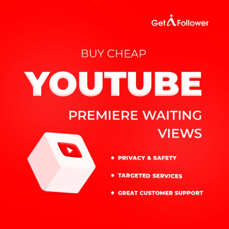 buy cheap youtube premiere waiting views