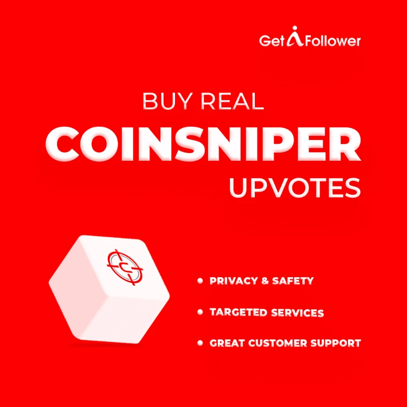 buy real coinsniper upvotes