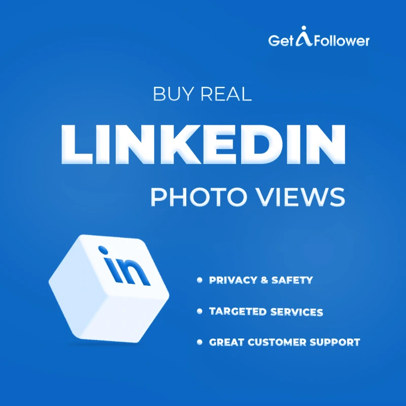 buy real linkedin photo views