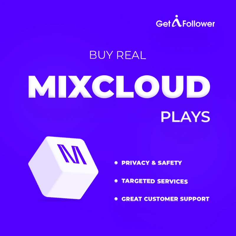 buy real mixcloud plays