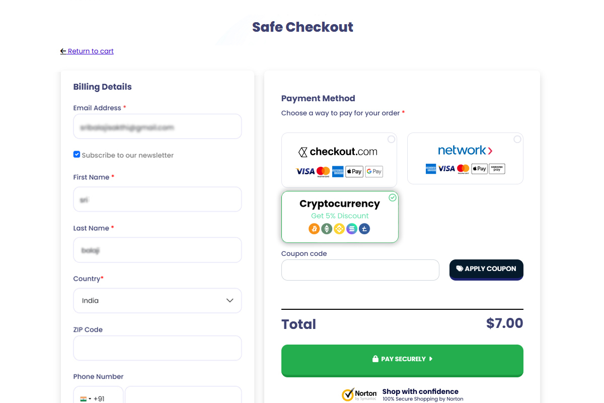 pay with cryptocurrency