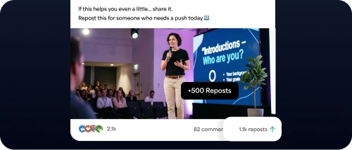 Buy LinkedIn Reposts